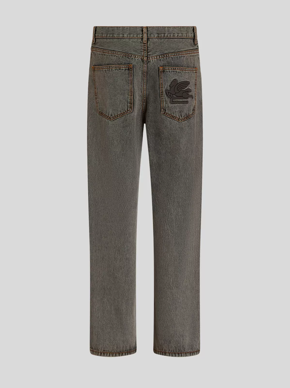 Uomo Etro Jeans In Denim Di Cotone Con Cinque Tasche | Uomo |