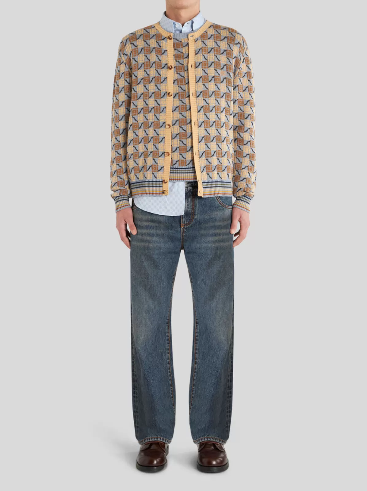 Uomo Etro Jeans In Denim Di Cotone Vintage | Uomo | |