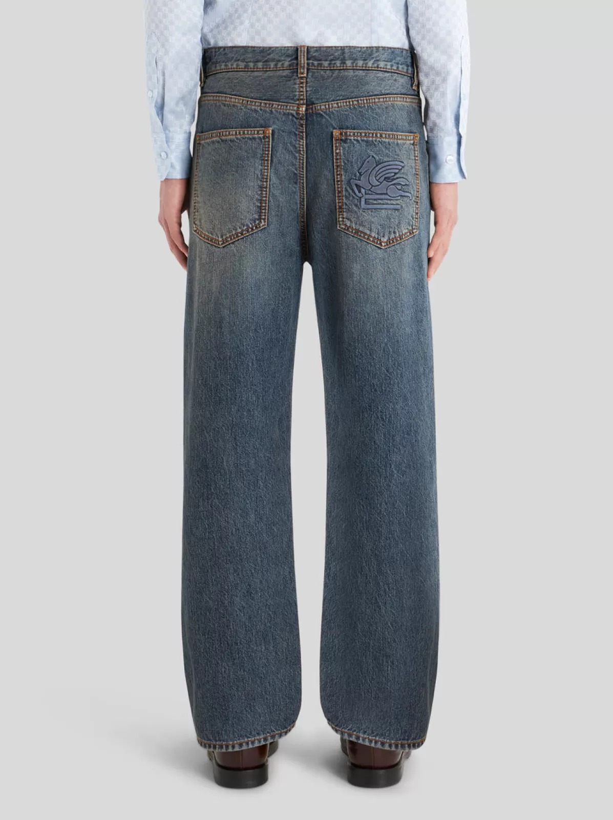 Uomo Etro Jeans In Denim Di Cotone Vintage | Uomo | |