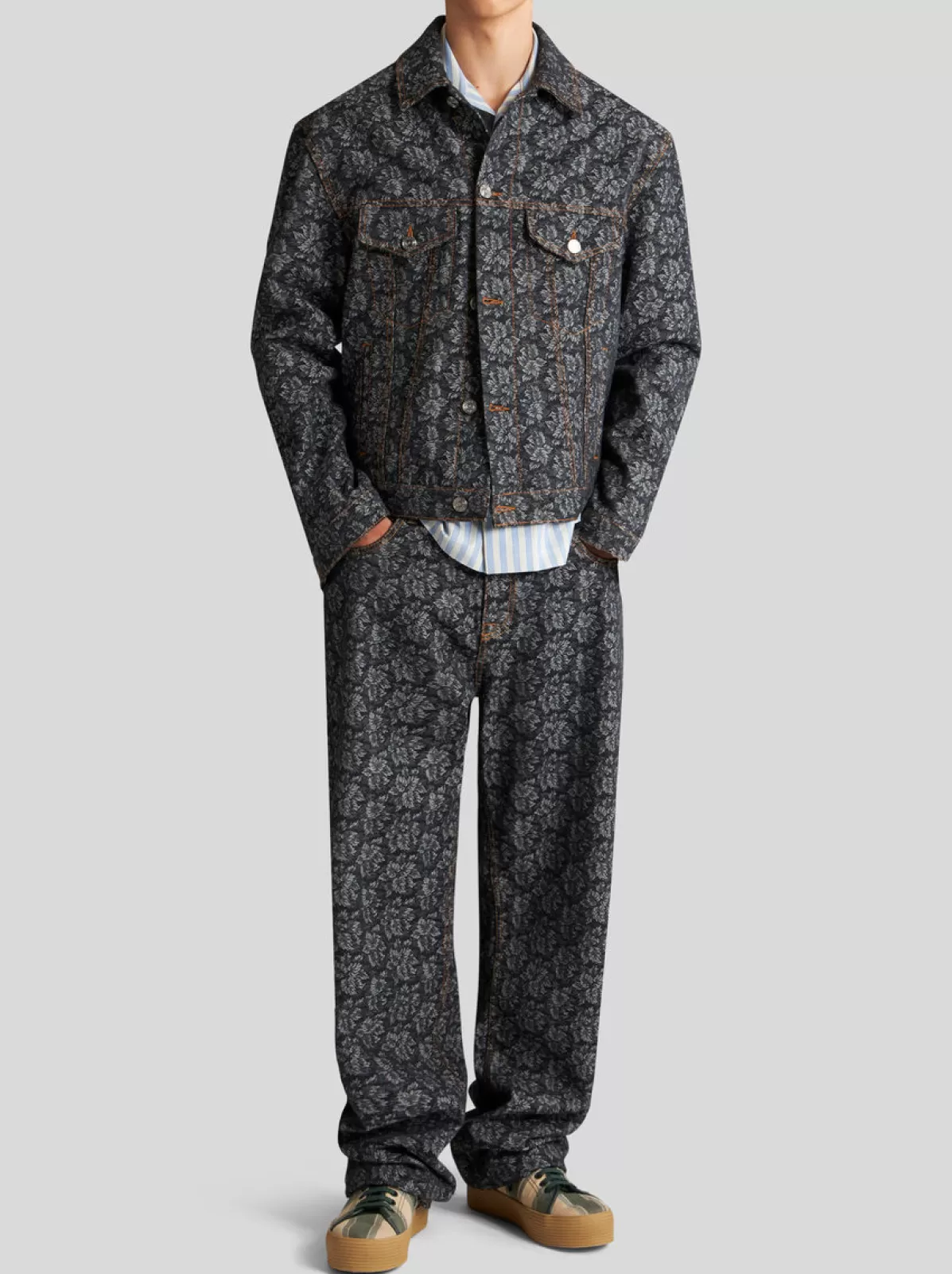 Uomo Etro JEANS IN DENIM JACQUARD |