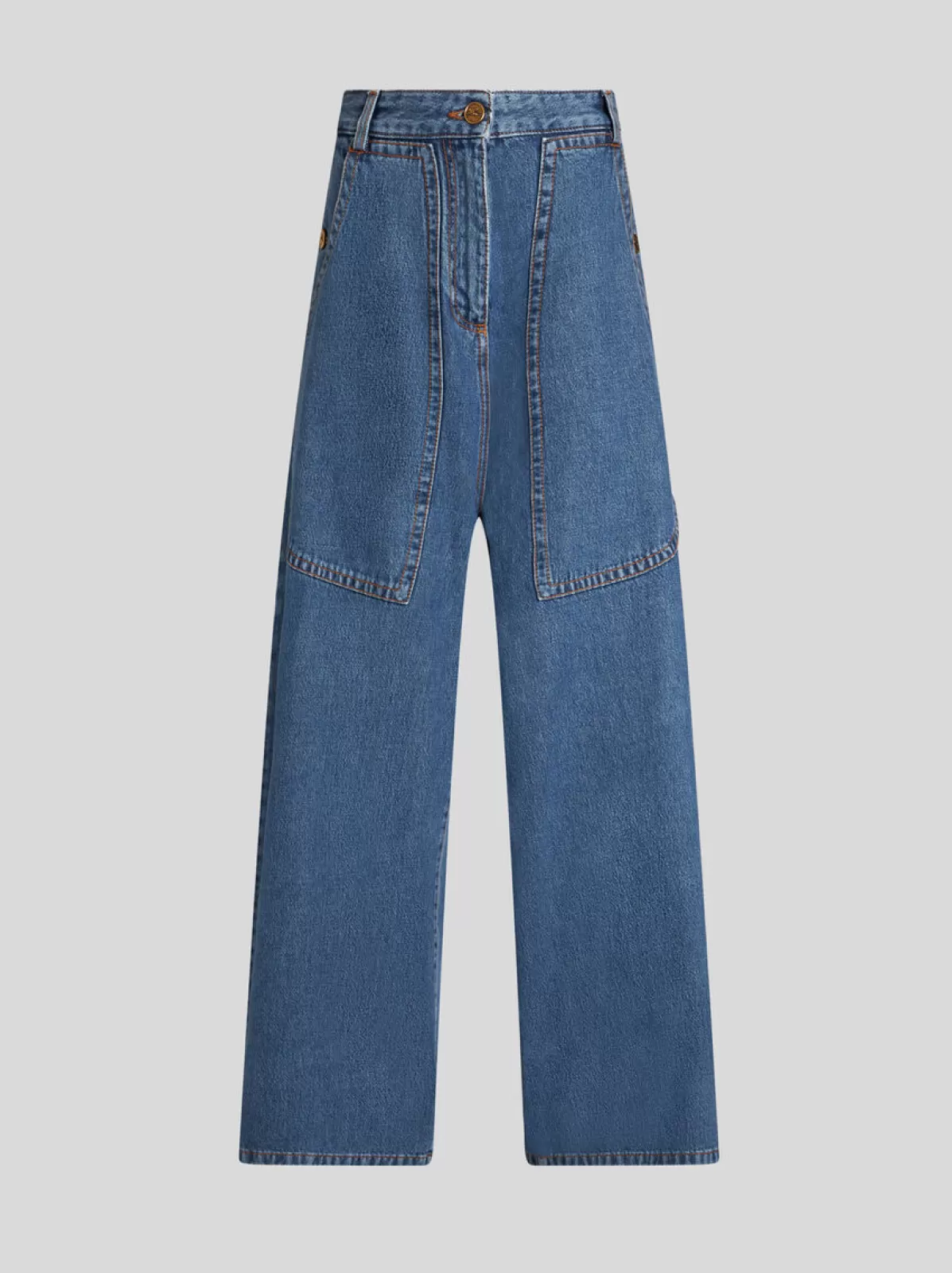 Donna Etro JEANS WIDE LEG IN DENIM |