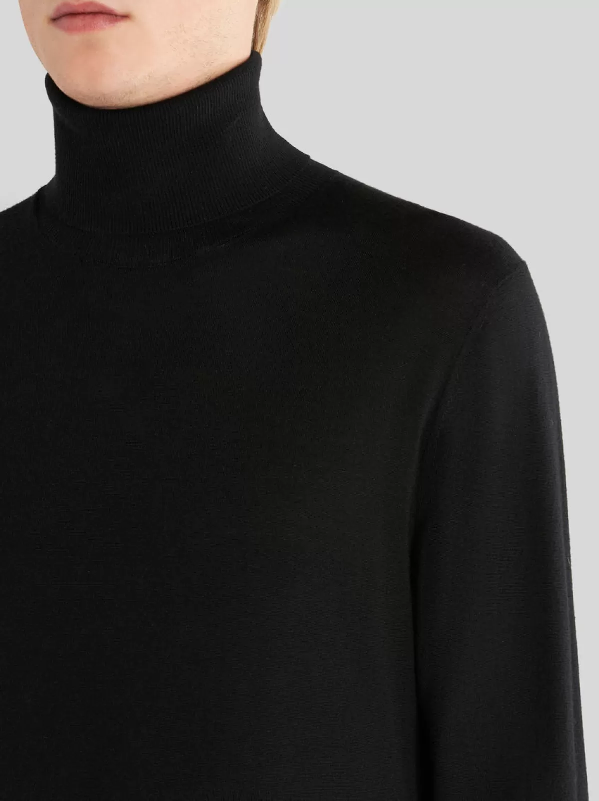 Uomo Etro Maglia A Collo Alto Con Logo Sul R | Uomo | |