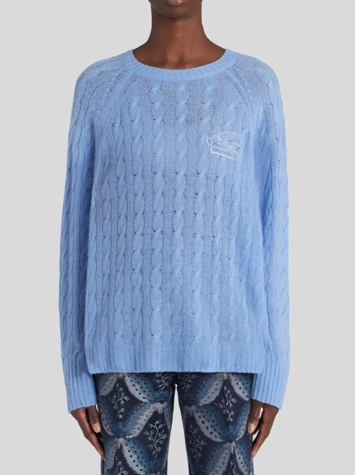 Donna Etro Maglia In Cashmere Con Logo | Donna | |