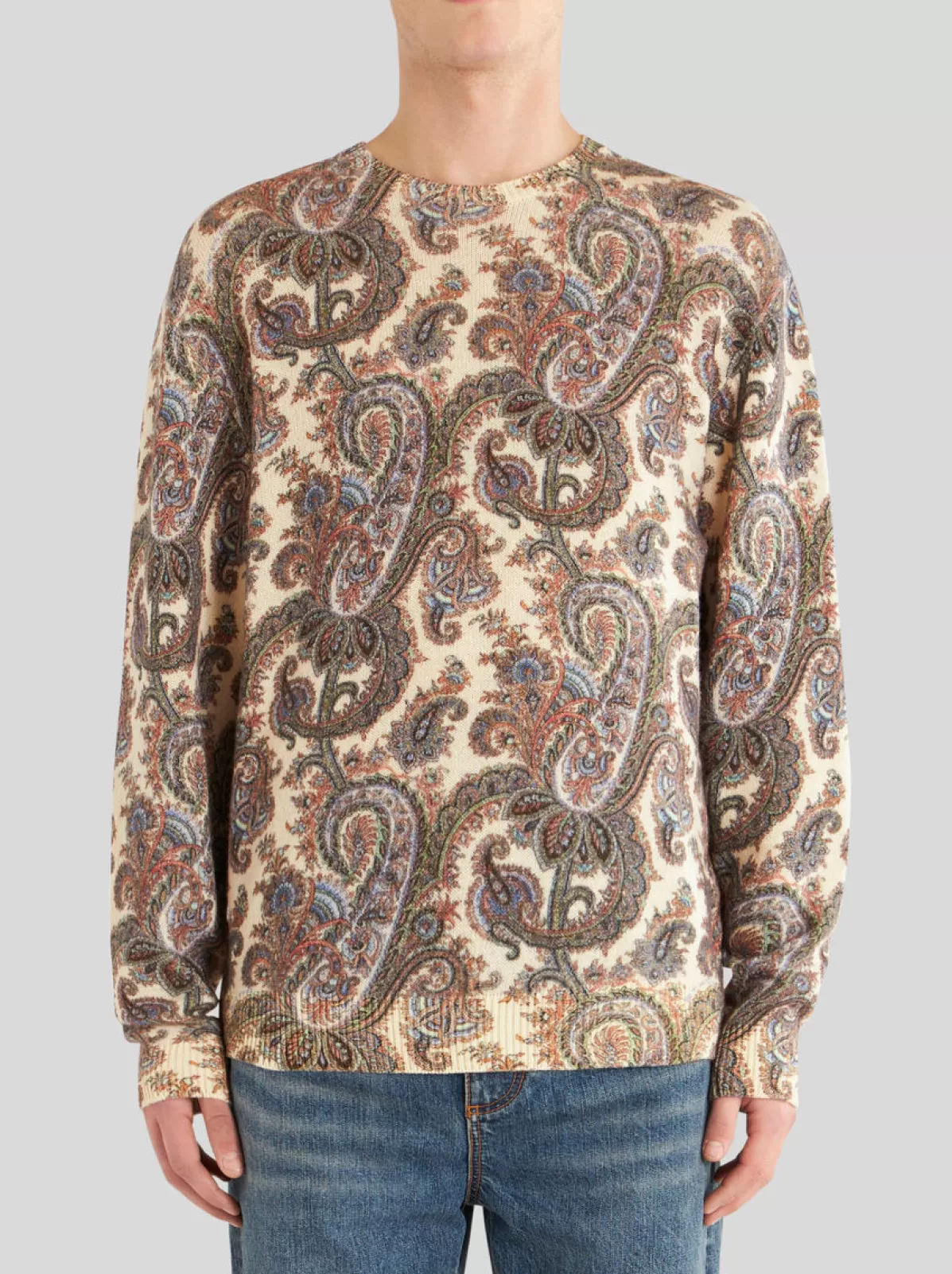 Uomo Etro Maglia In Lana Paisley | Uomo | |