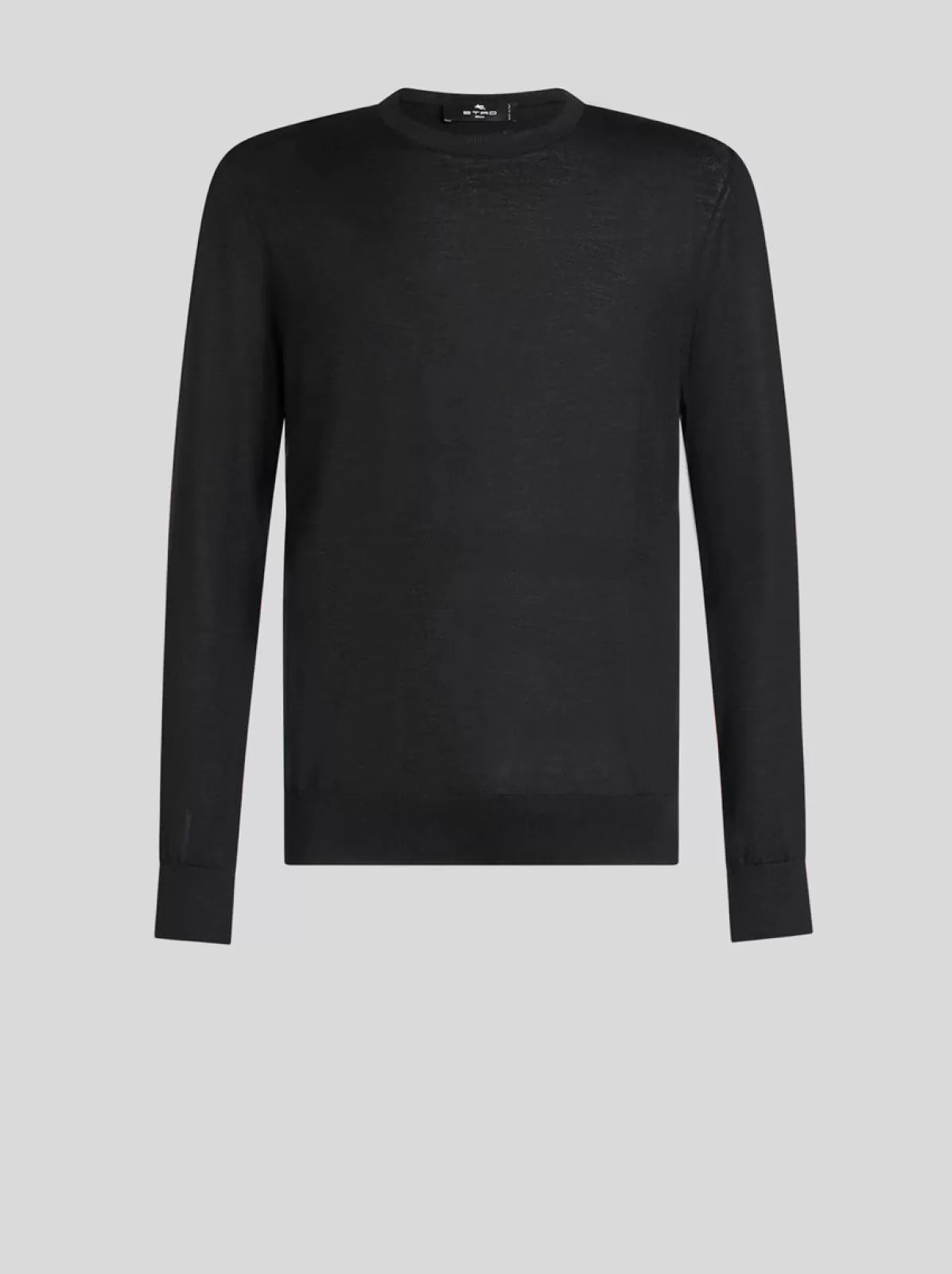 Uomo Etro Maglia In Seta E Cashmere Con Logo Sul R | Uomo |