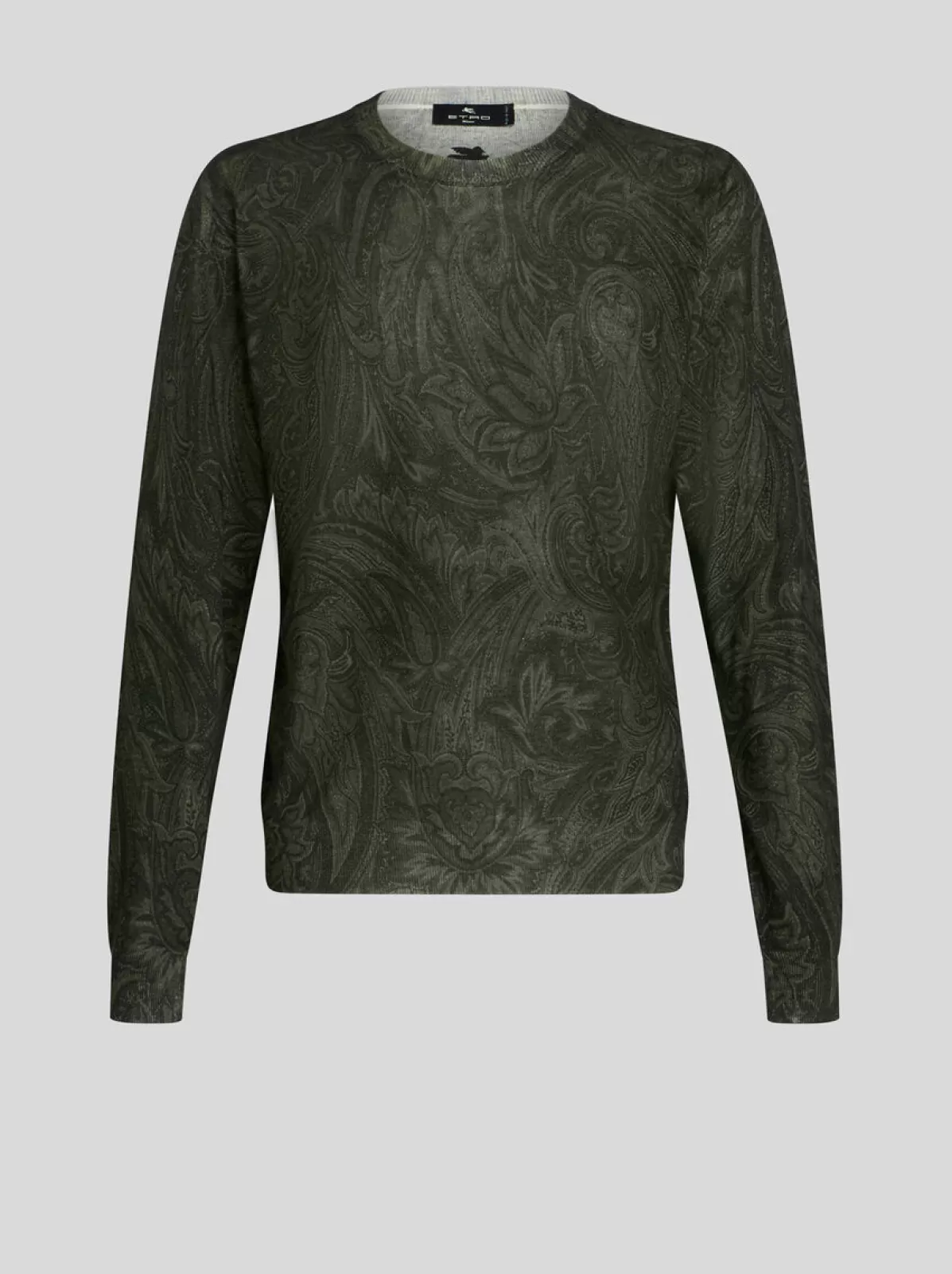 Uomo Etro MAGLIA PAISLEY IN SETA E CASHMERE |