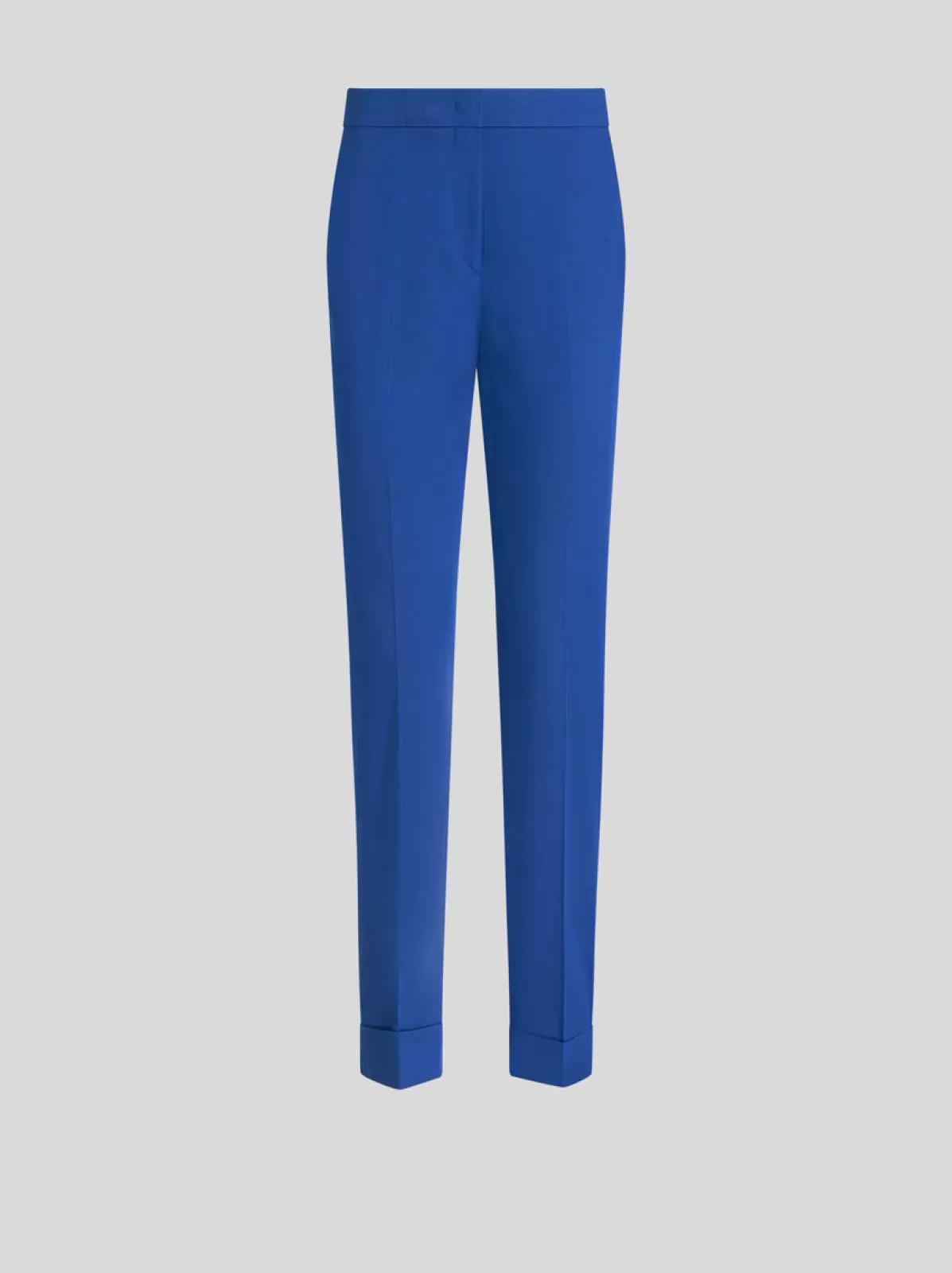 Donna Etro Pantaloni Cropped Stretch | Donna | Elettrico |