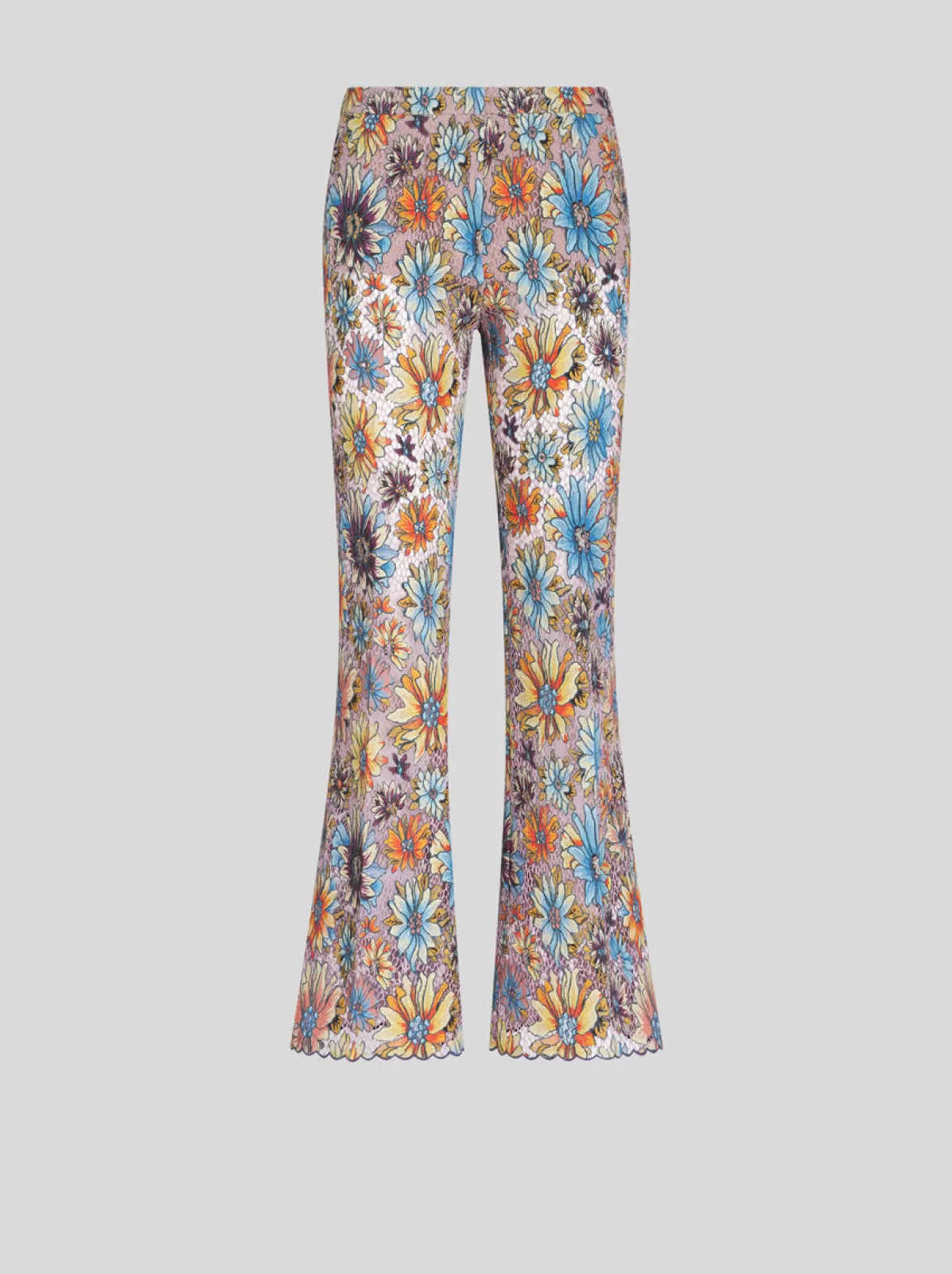 Donna Etro Pantaloni Flare Bouquet Floreale | Donna | |
