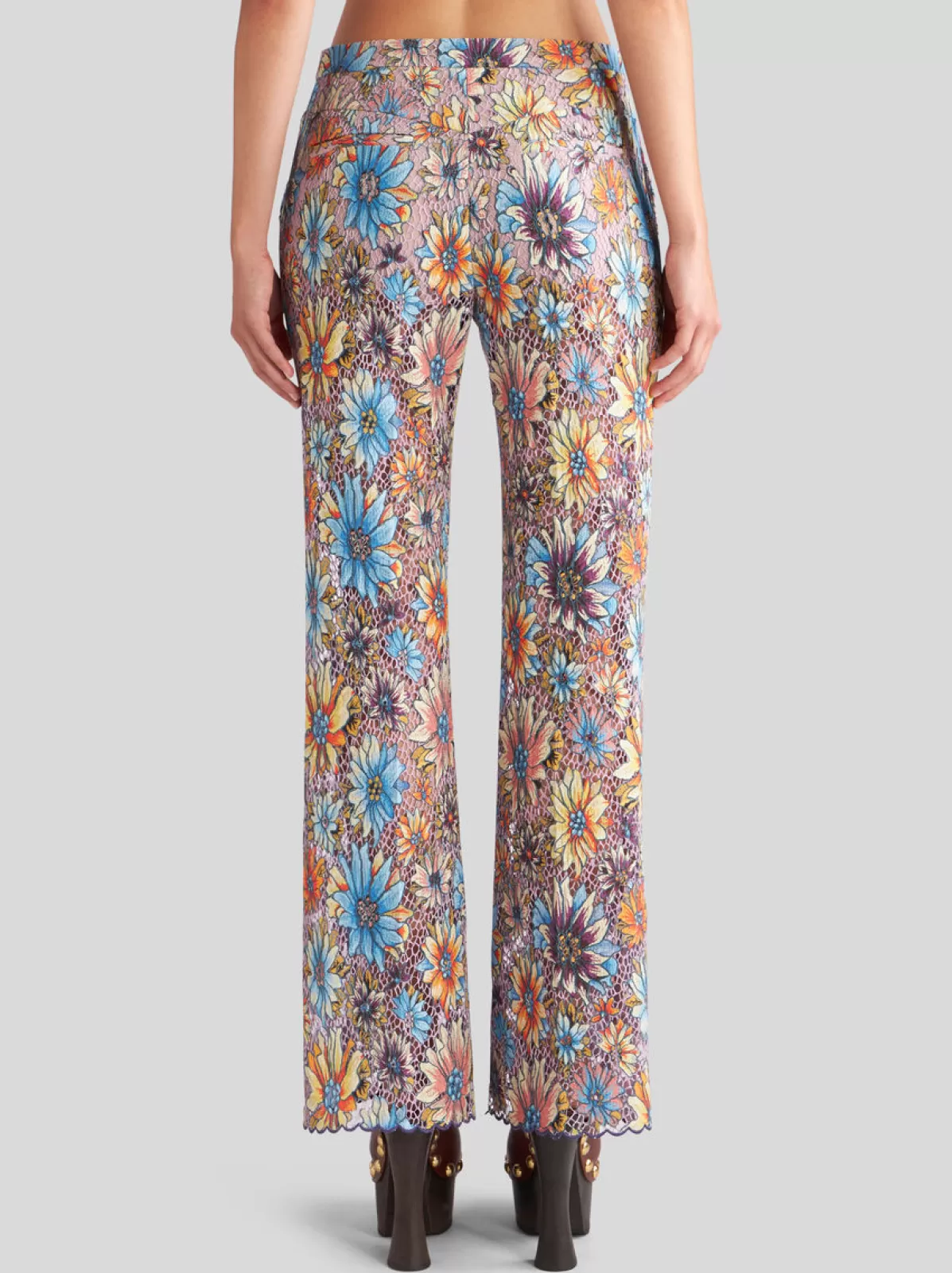 Donna Etro Pantaloni Flare Bouquet Floreale | Donna | |