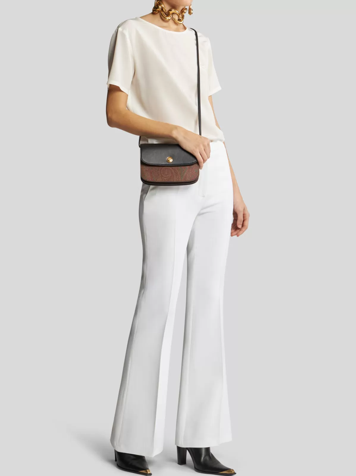 Donna Etro PANTALONI FLARE IN CADY STRETCH |