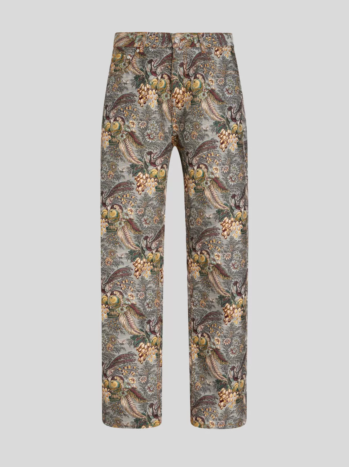 Uomo Etro PANTALONI IN LINO JACQUARD |