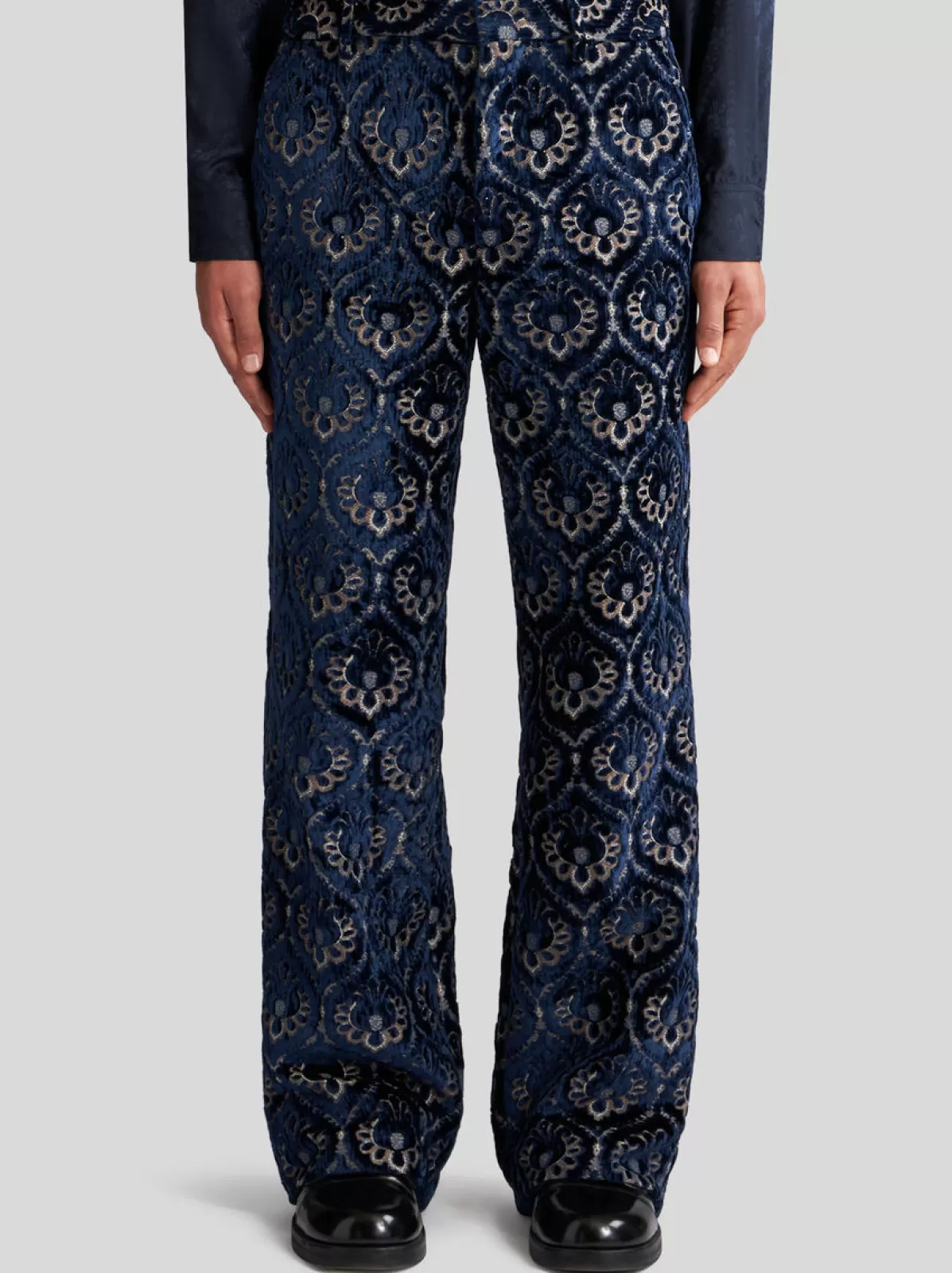 Uomo Etro PANTALONI IN VELLUTO JACQUARD |