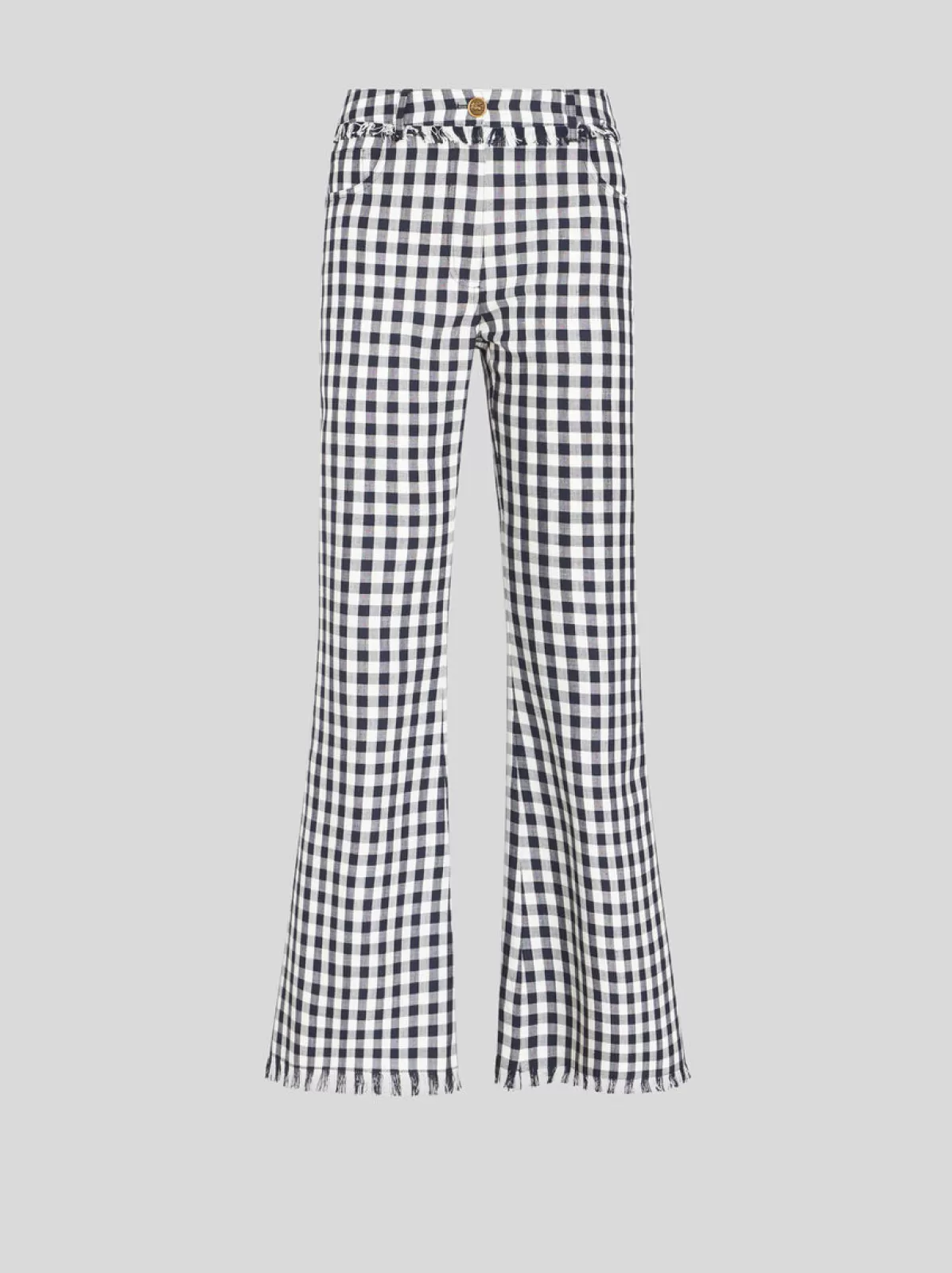 Donna Etro PANTALONI SLIM CON MOTIVO VICHY |