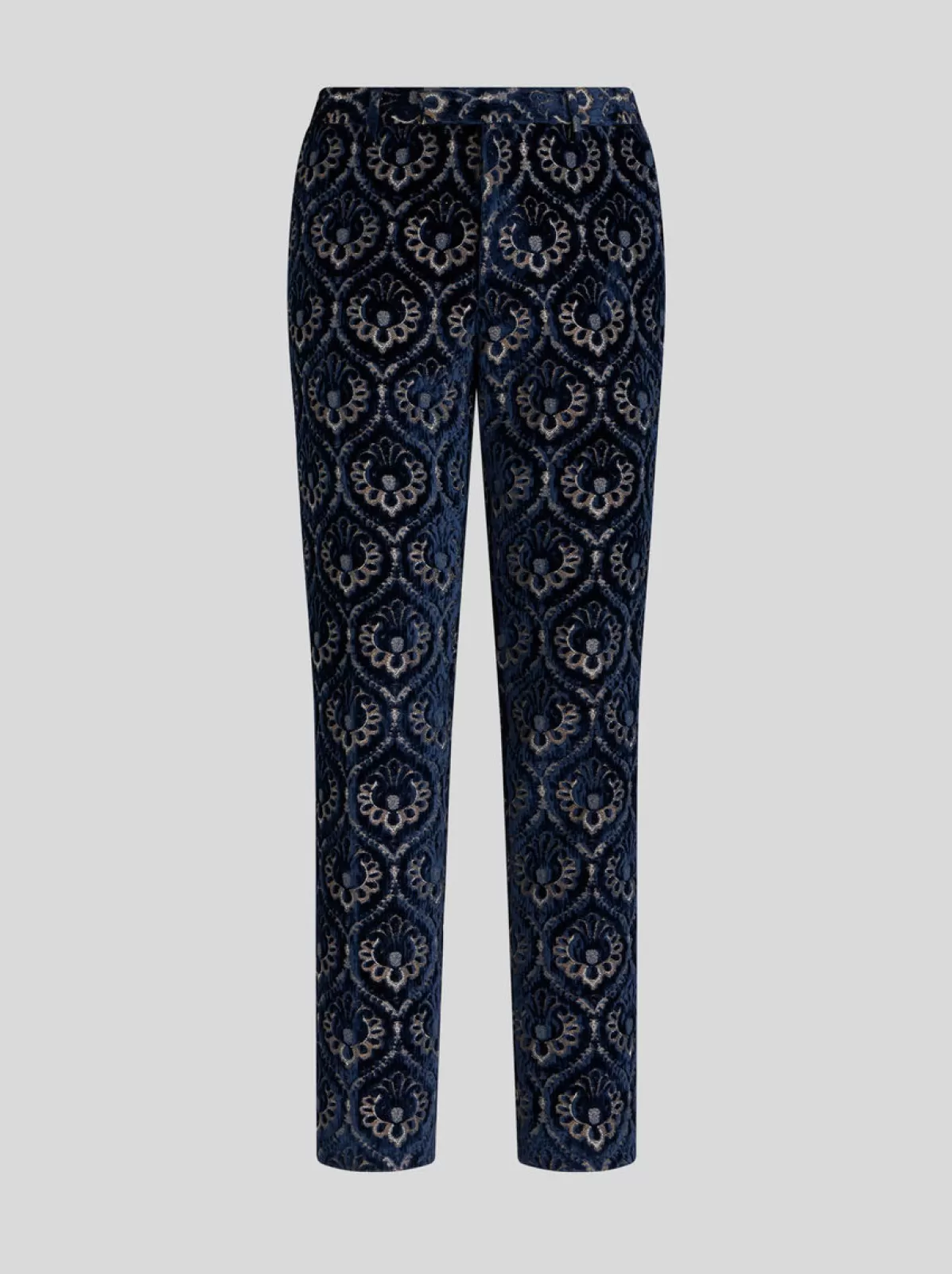 Uomo Etro PANTALONI SLIM IN VELLUTO JACQUARD |