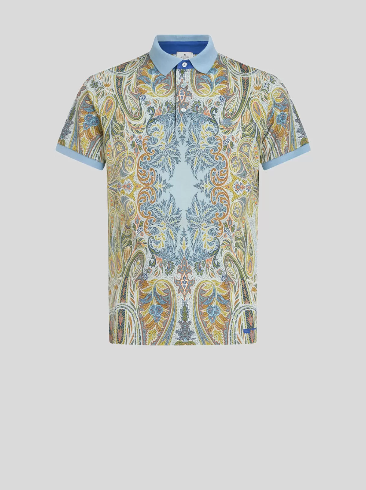 Uomo Etro Polo Con Figura Paisley Piazzata | Uomo | |