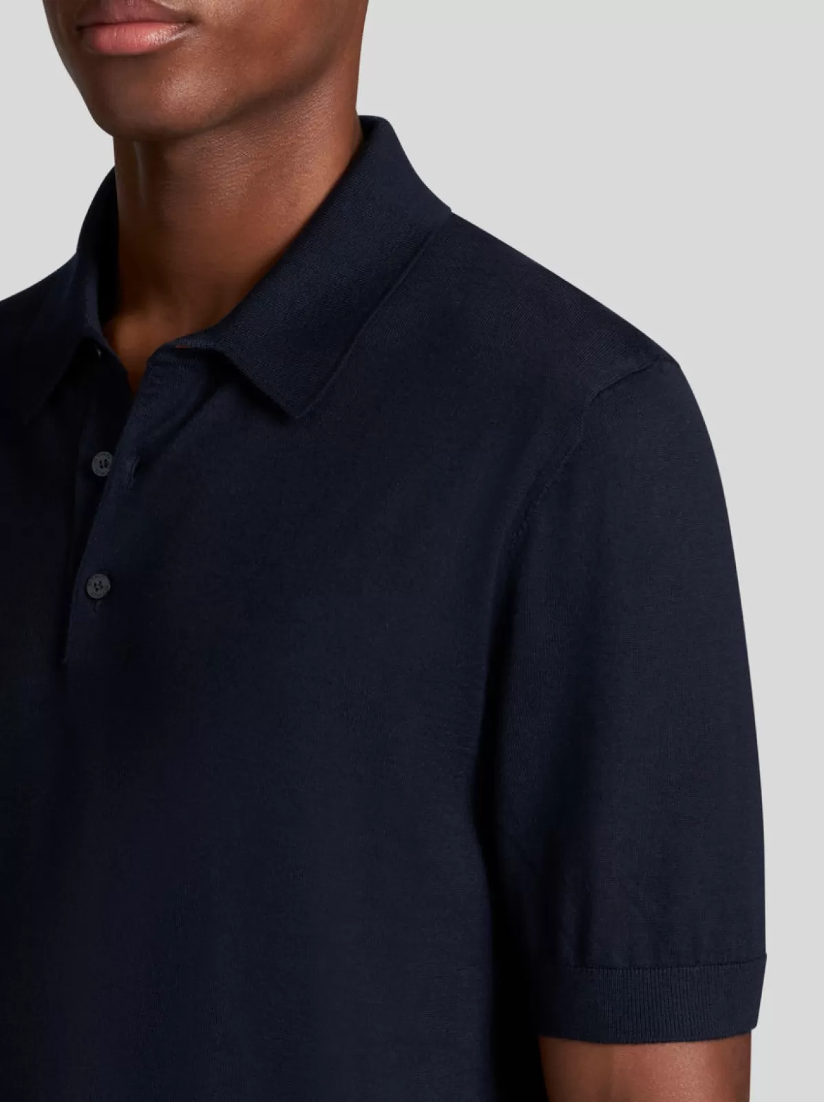 Uomo Etro Polo In Maglia Di Cachemire E Seta | Uomo | Blu |
