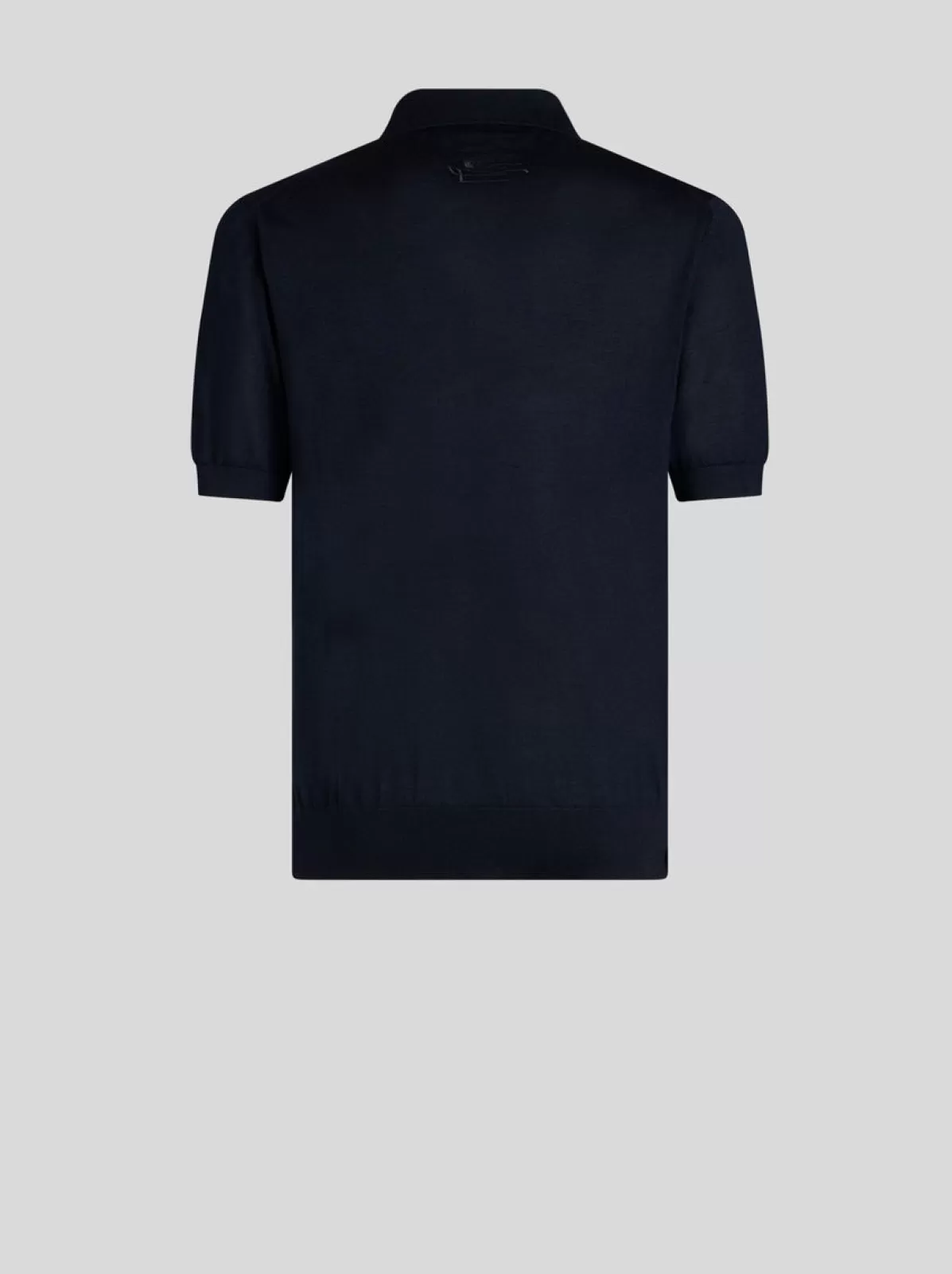 Uomo Etro Polo In Maglia Di Cachemire E Seta | Uomo | Blu |
