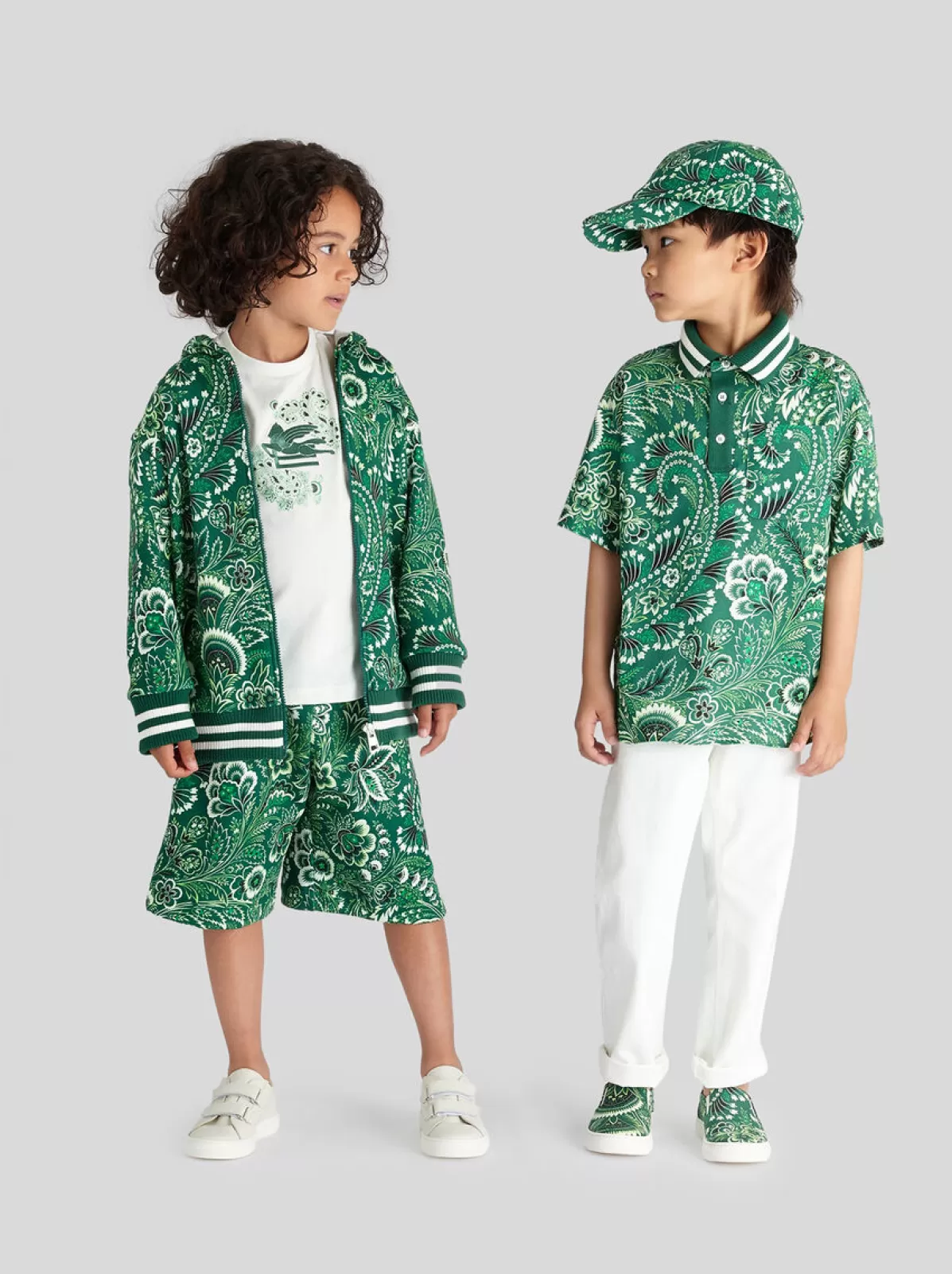 Bambino Etro POLO PAISLEY MONOCROMO PER BAMBINI |