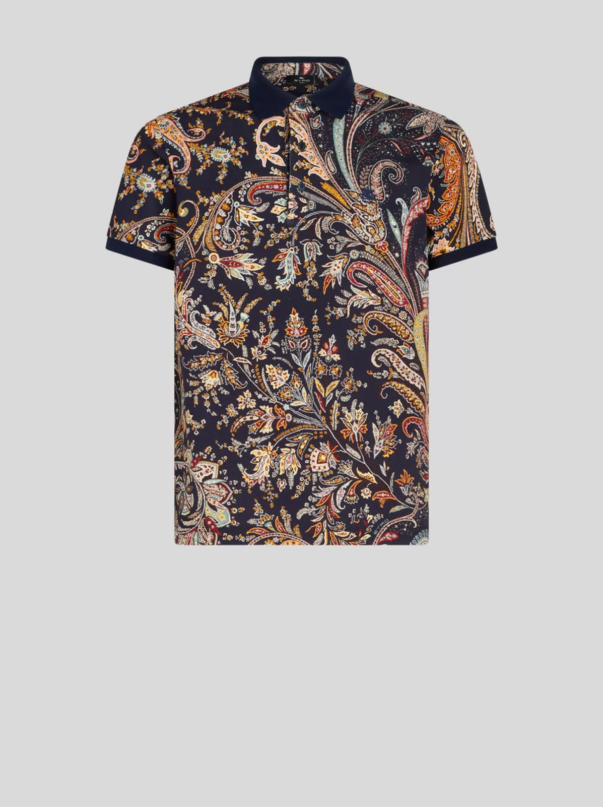 Uomo Etro POLO PAISLEY MULTICOLOR CON LOGO |