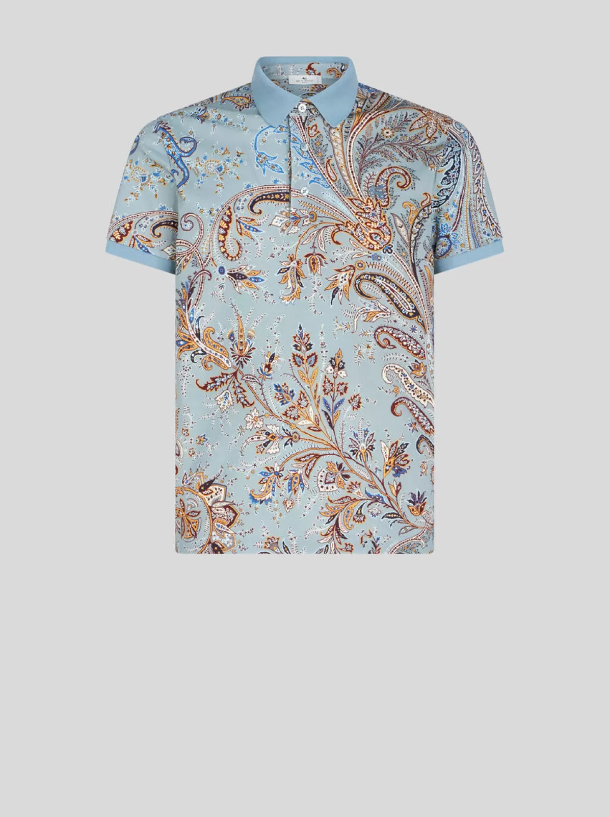 Uomo Etro POLO PAISLEY MULTICOLOR CON LOGO |