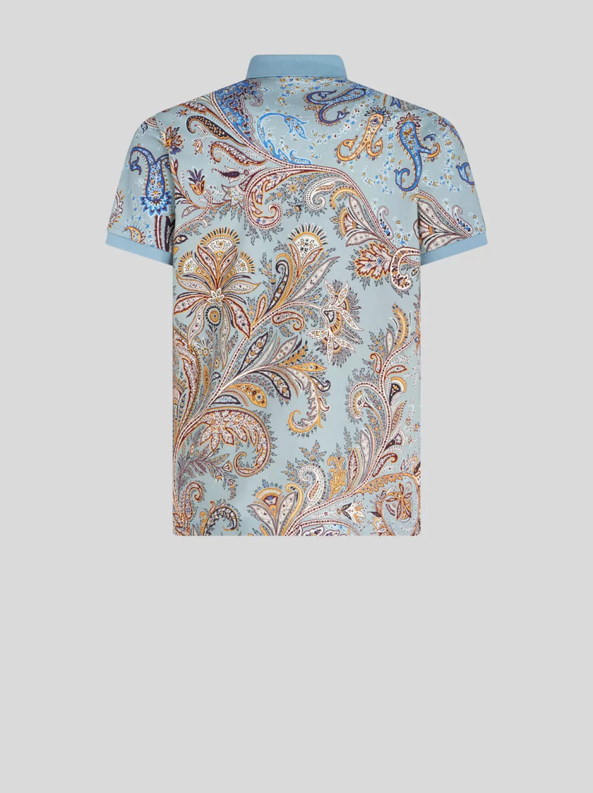 Uomo Etro POLO PAISLEY MULTICOLOR CON LOGO |