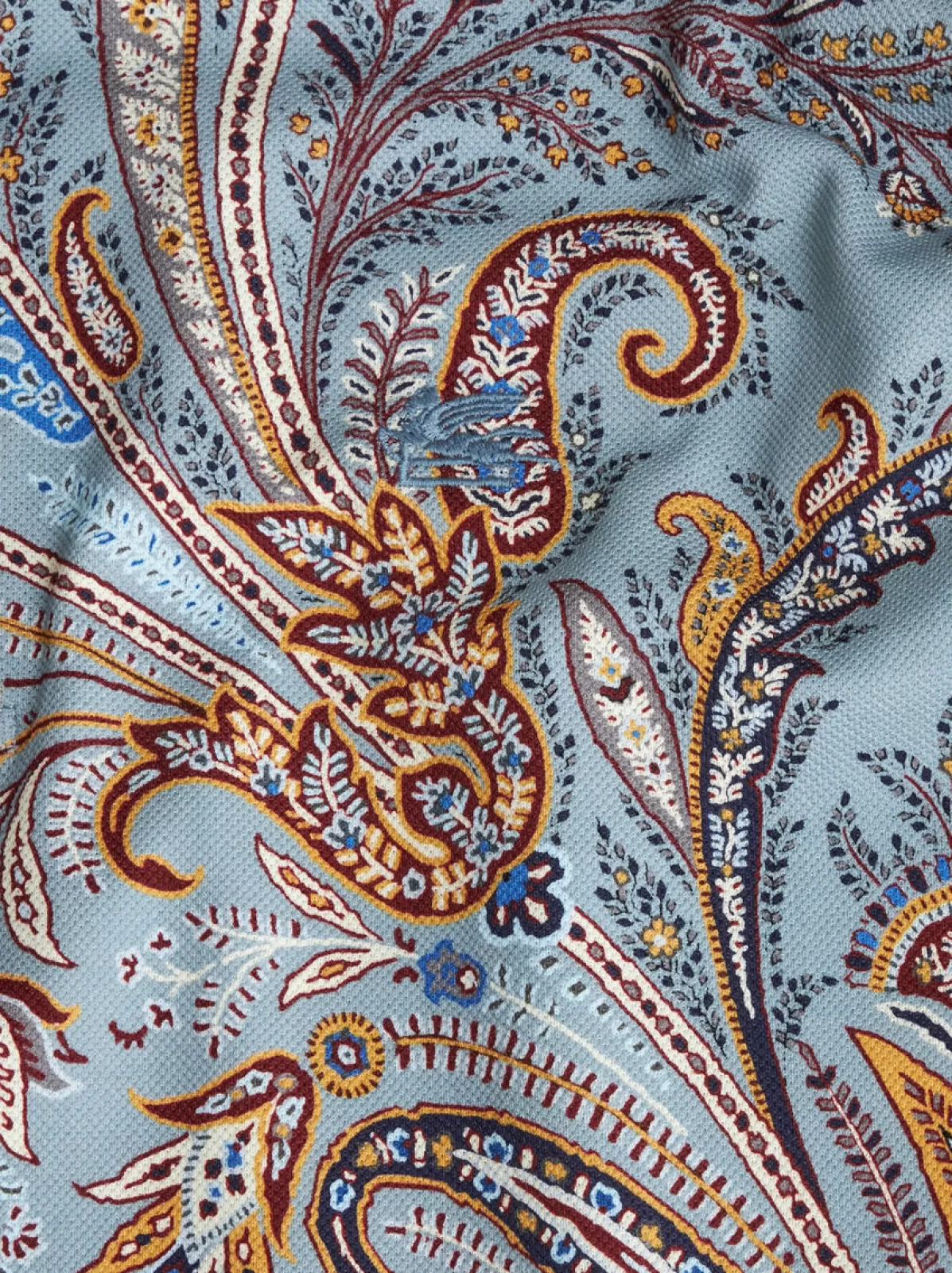 Uomo Etro POLO PAISLEY MULTICOLOR CON LOGO |