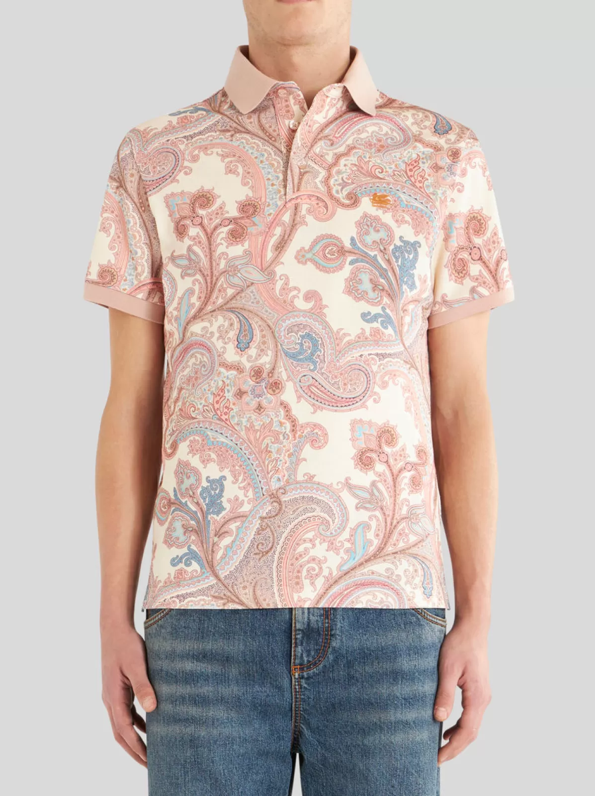 Uomo Etro Polo Paisley Ornamentale | Uomo | |