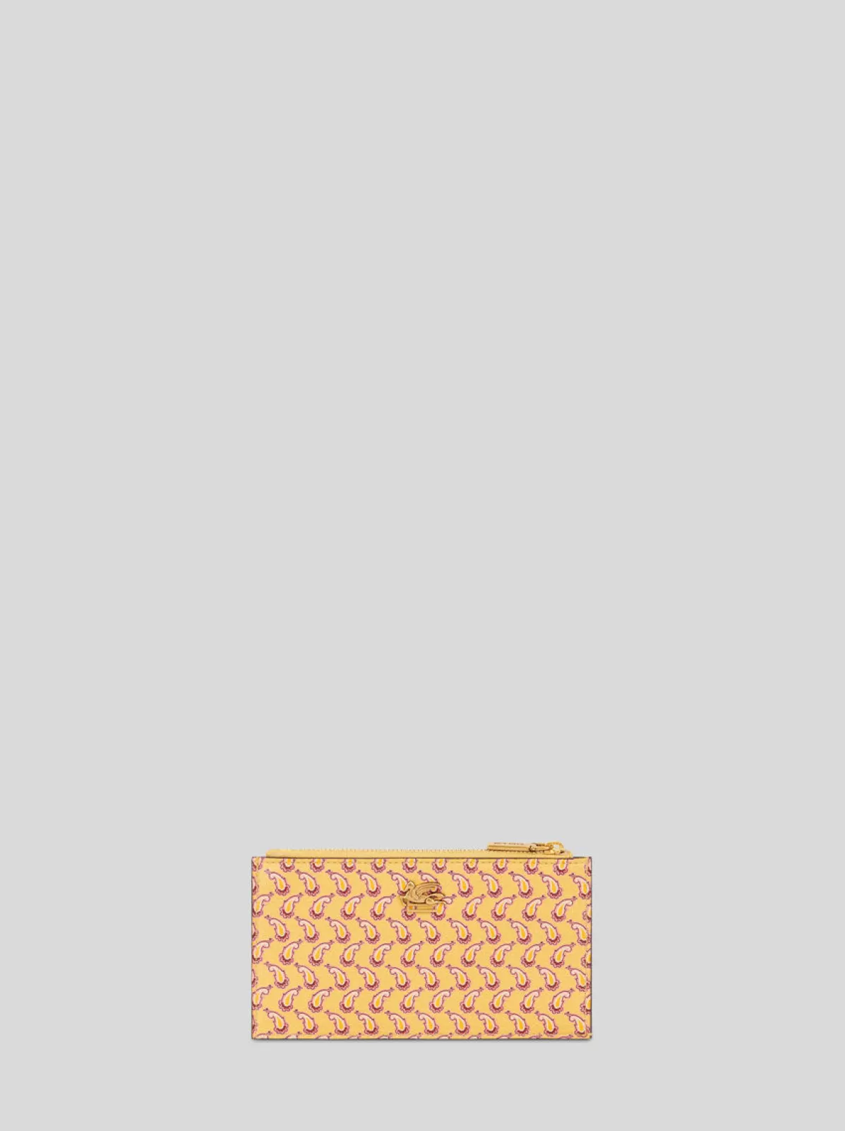 Donna Etro Porta Carte In Pelle Con Micro Paisley | Donna | |