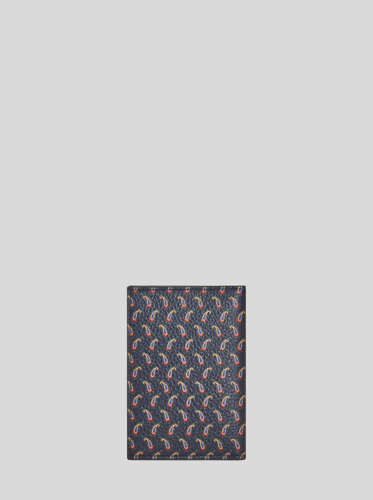 Uomo Etro PORTA DOCUMENTI IN PELLE CON MICRO PAISLEY E PEGASO |