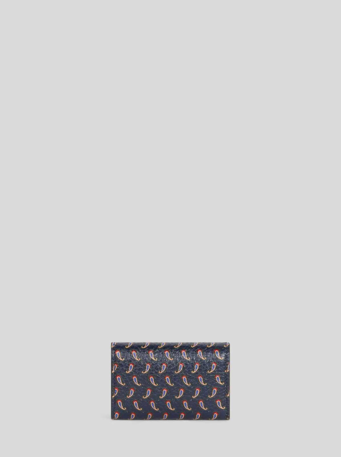 Uomo Etro PORTACHIAVI IN PELLE CON MICRO PAISLEY E PEGASO |