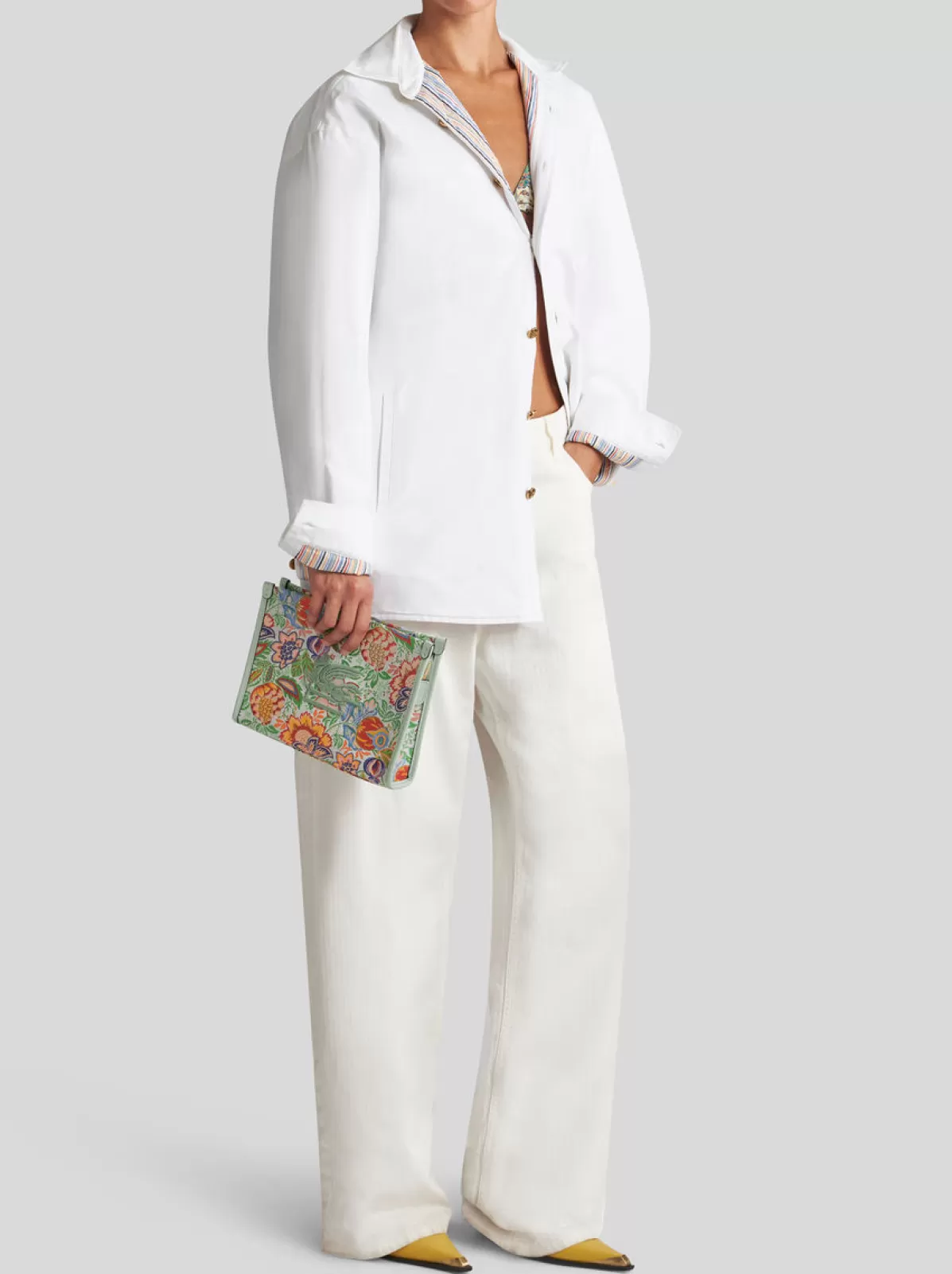Donna Etro Pouch Media Floreale Jacquard | Donna | |