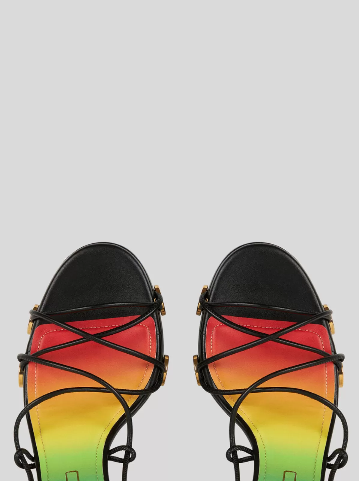 Donna Etro SANDALI PLATFORM CON LISTINI E BORCHIE |