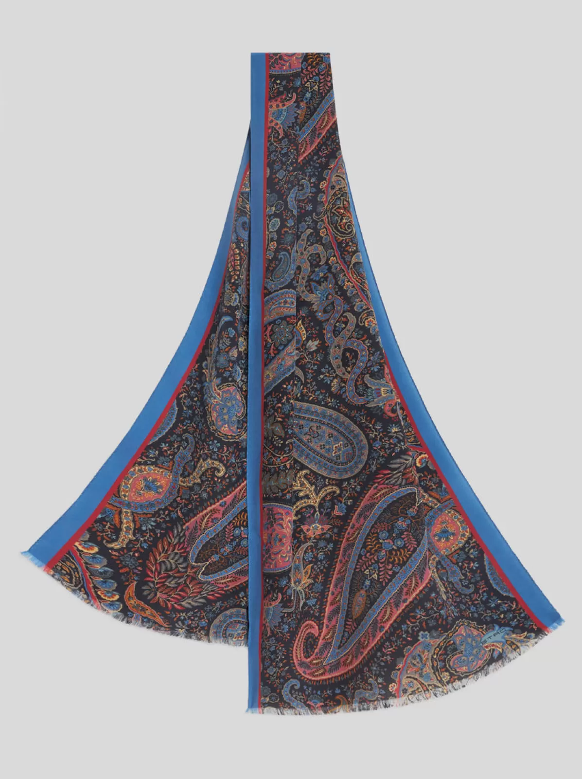 Uomo Etro SCIARPA PAISLEY MULTICOLOR IN SETA |