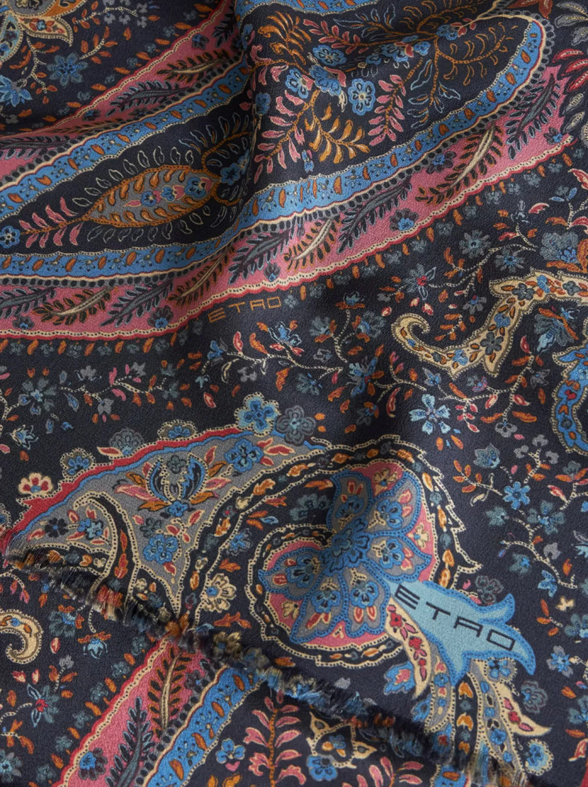 Uomo Etro SCIARPA PAISLEY MULTICOLOR IN SETA |