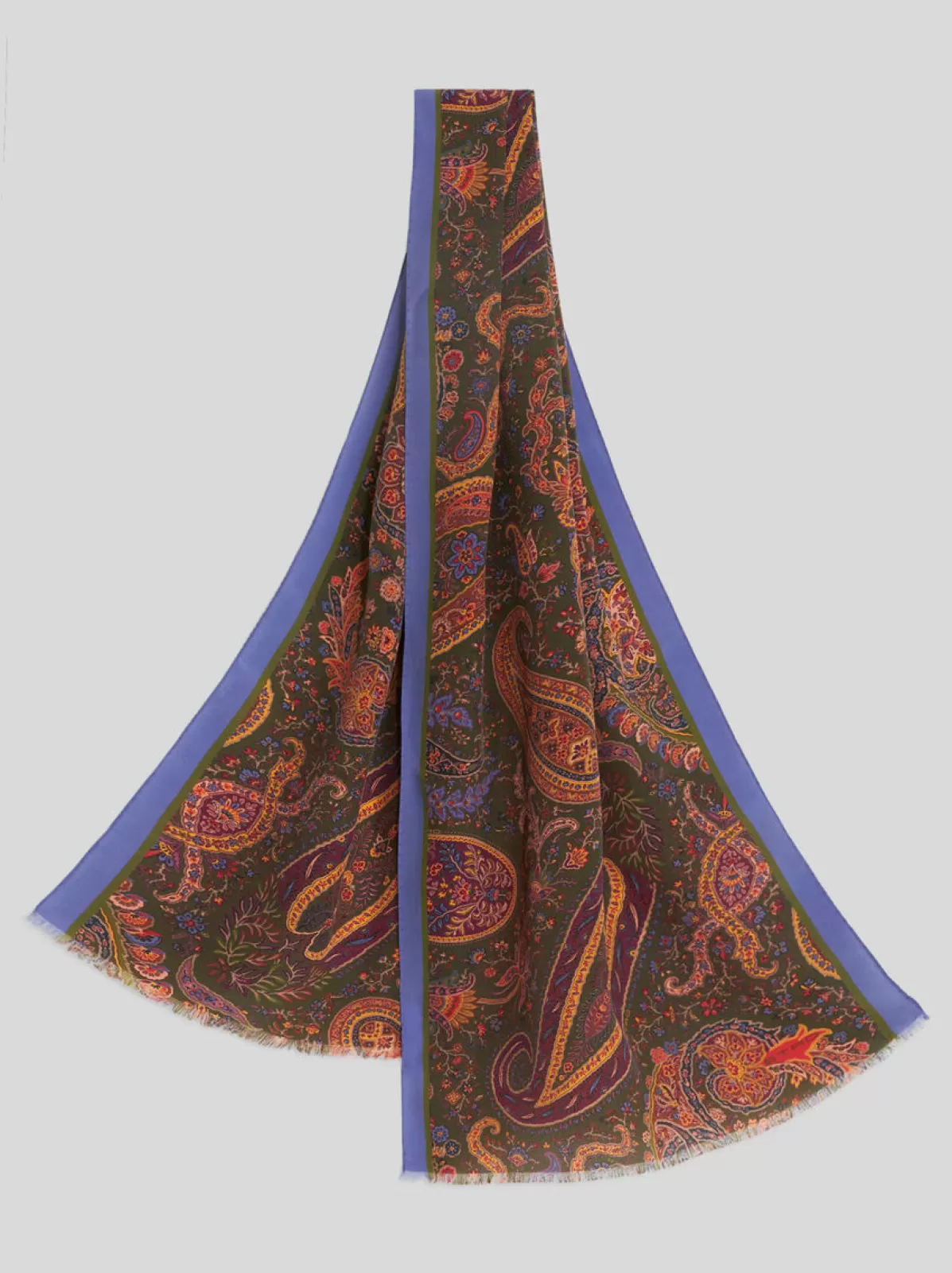 Uomo Etro SCIARPA PAISLEY MULTICOLOR IN SETA |
