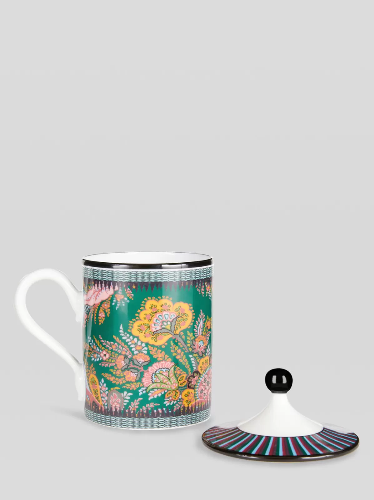 Etro TAZZA CON COPERCHIO PAISLEY FLOREALE |