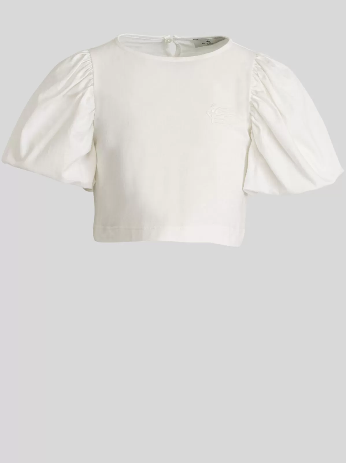 Bambino Etro TOP CROPPED IN JERSEY CON PEGASO PER BAMBINI |