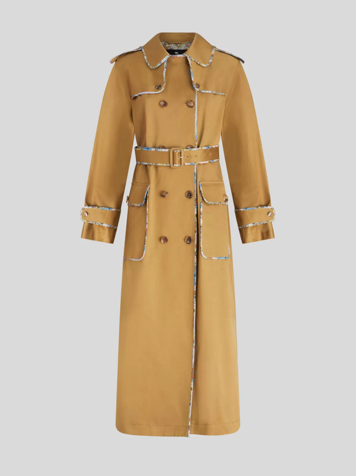 Donna Etro Trench Doppiopetto Da Donna |