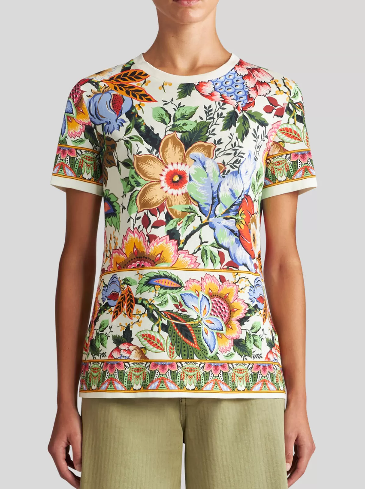 Donna Etro T-SHIRT BOUQUET |