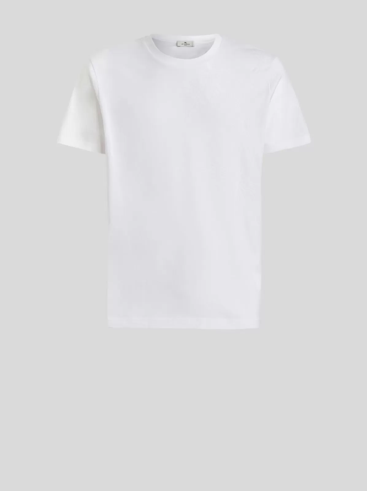 Uomo Etro T-shirt Con Ricamo Floreale Ton-sur-ton | Uomo |