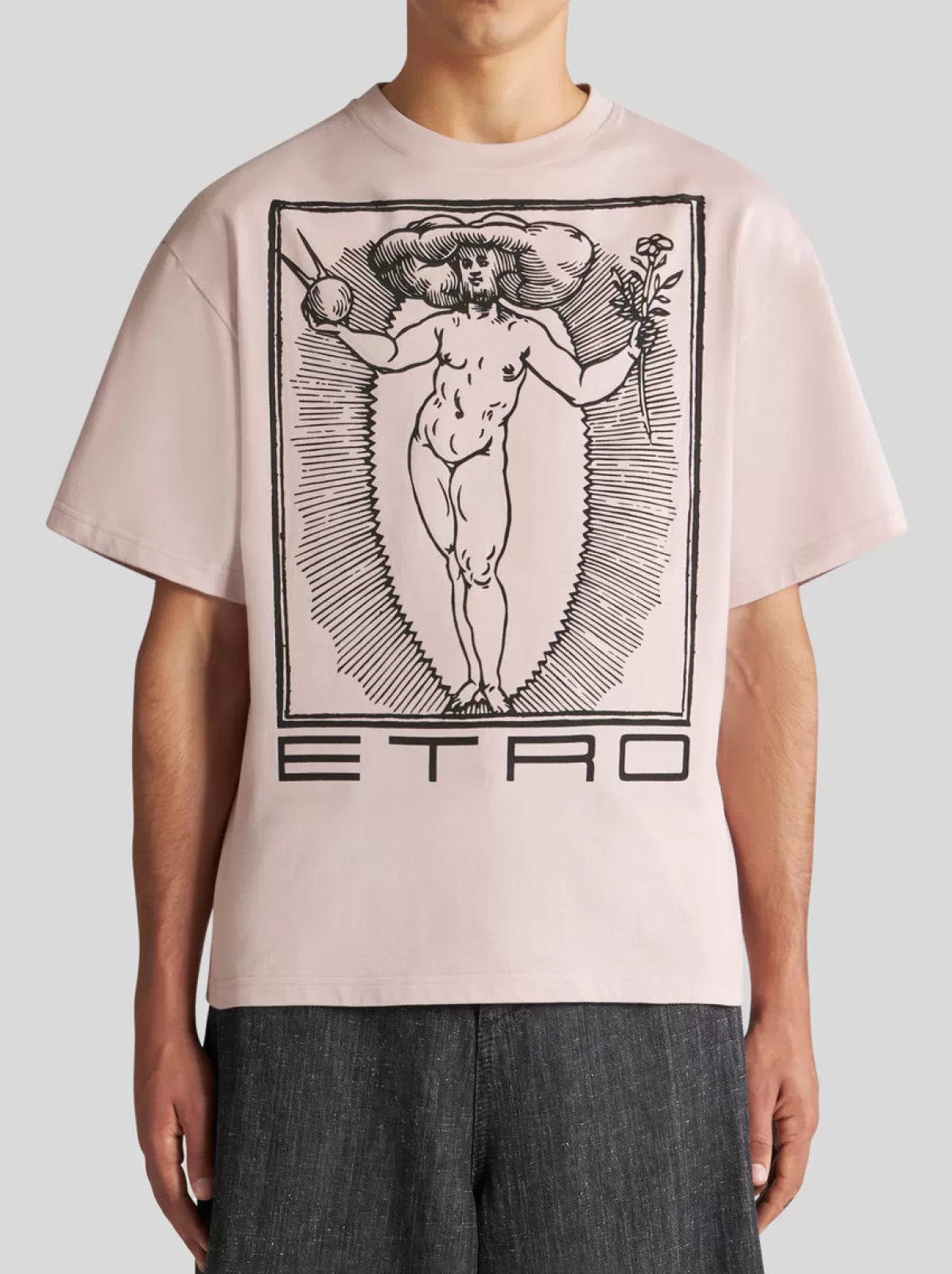 Uomo Etro T-SHIRT CON STAMPA ALLEGORIA BELLEZZA |