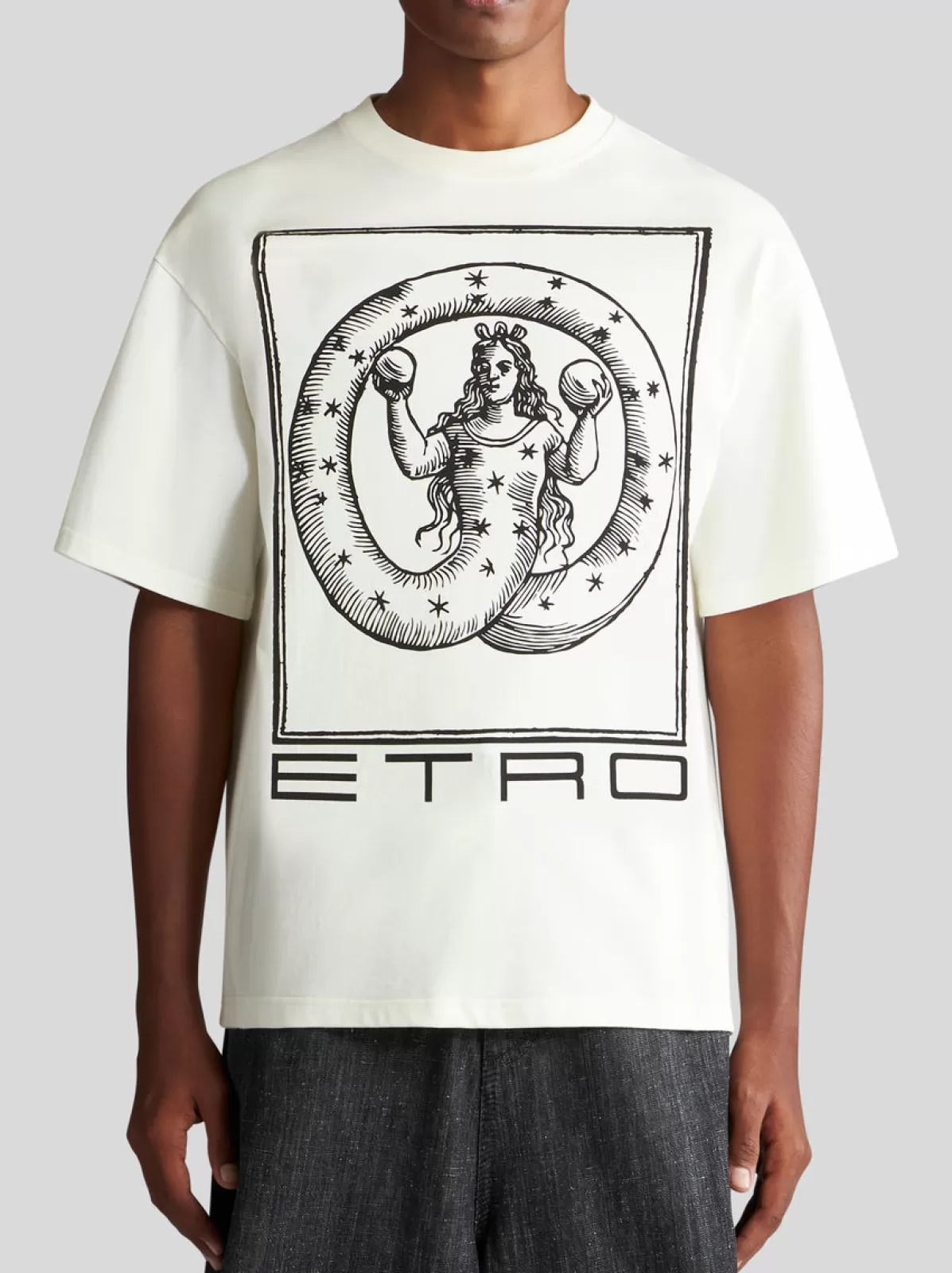 Uomo Etro T-SHIRT CON STAMPA ALLEGORIA ETERNITÀ |