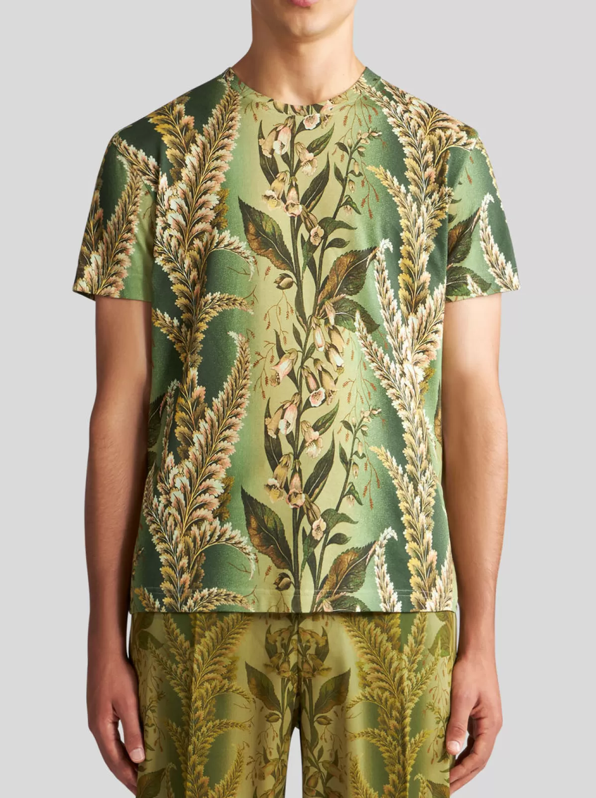 Uomo Etro T-SHIRT CON STAMPA FOLIAGE |