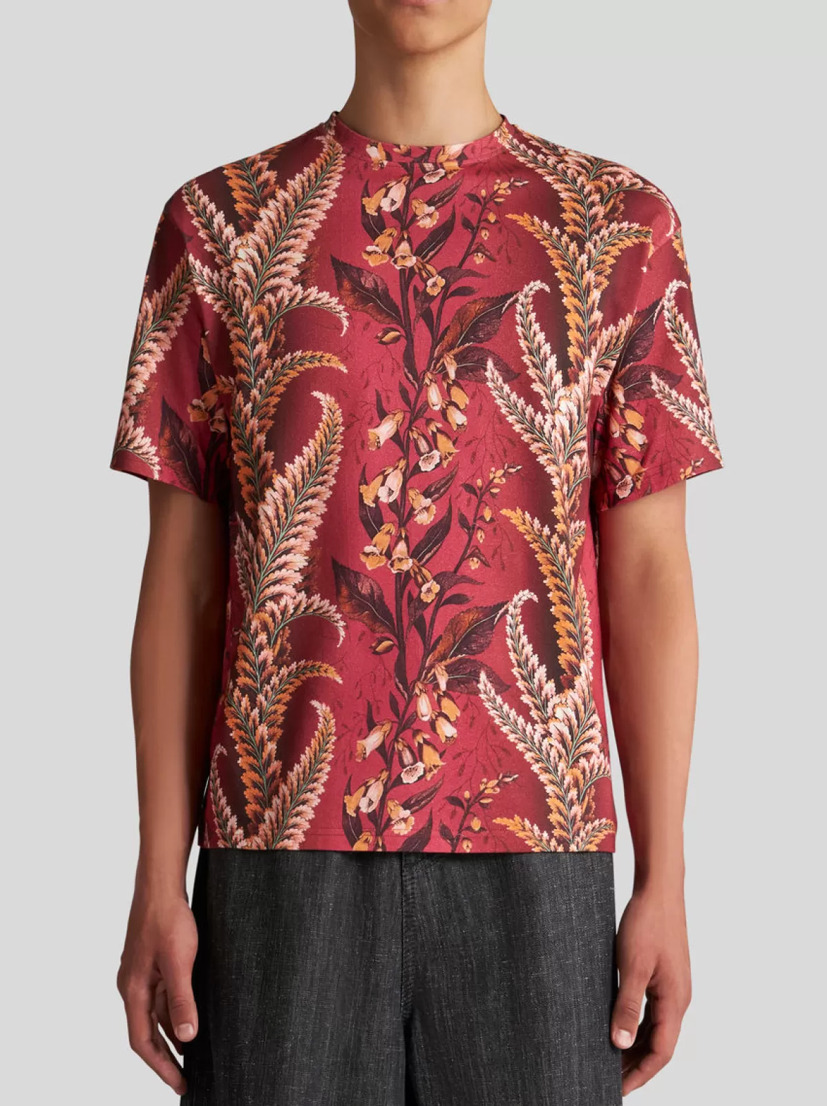 Uomo Etro T-SHIRT CON STAMPA FOLIAGE |