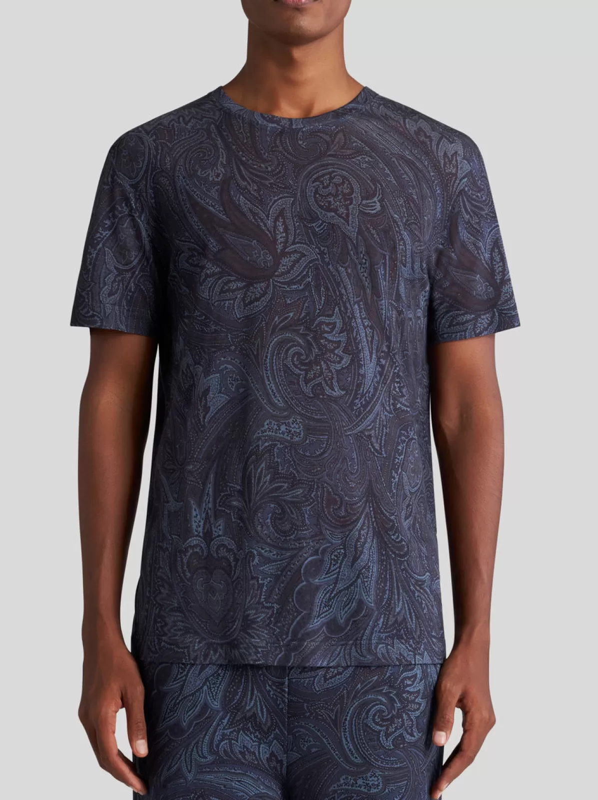 Uomo Etro T-SHIRT CON STAMPA PAISLEY |