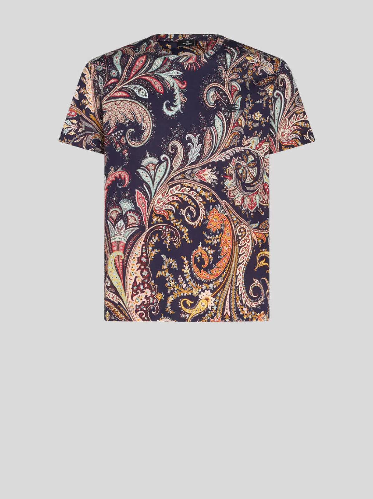 Uomo Etro T-SHIRT CON STAMPA PAISLEY E LOGO |