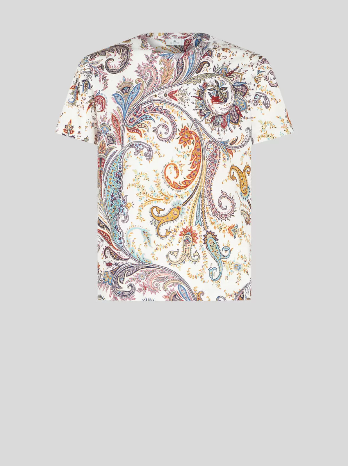 Uomo Etro T-SHIRT CON STAMPA PAISLEY E LOGO |