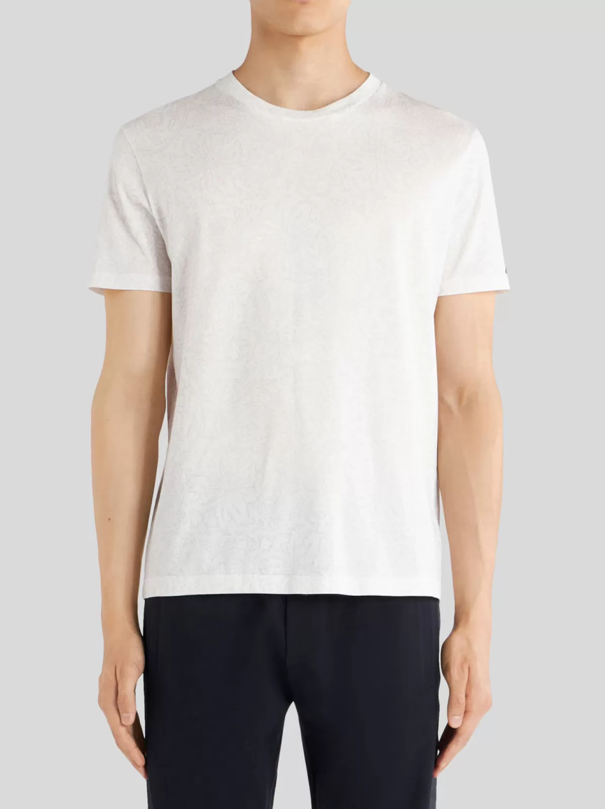 Uomo Etro T-shirt Floreale Ton-sur-ton | Uomo |