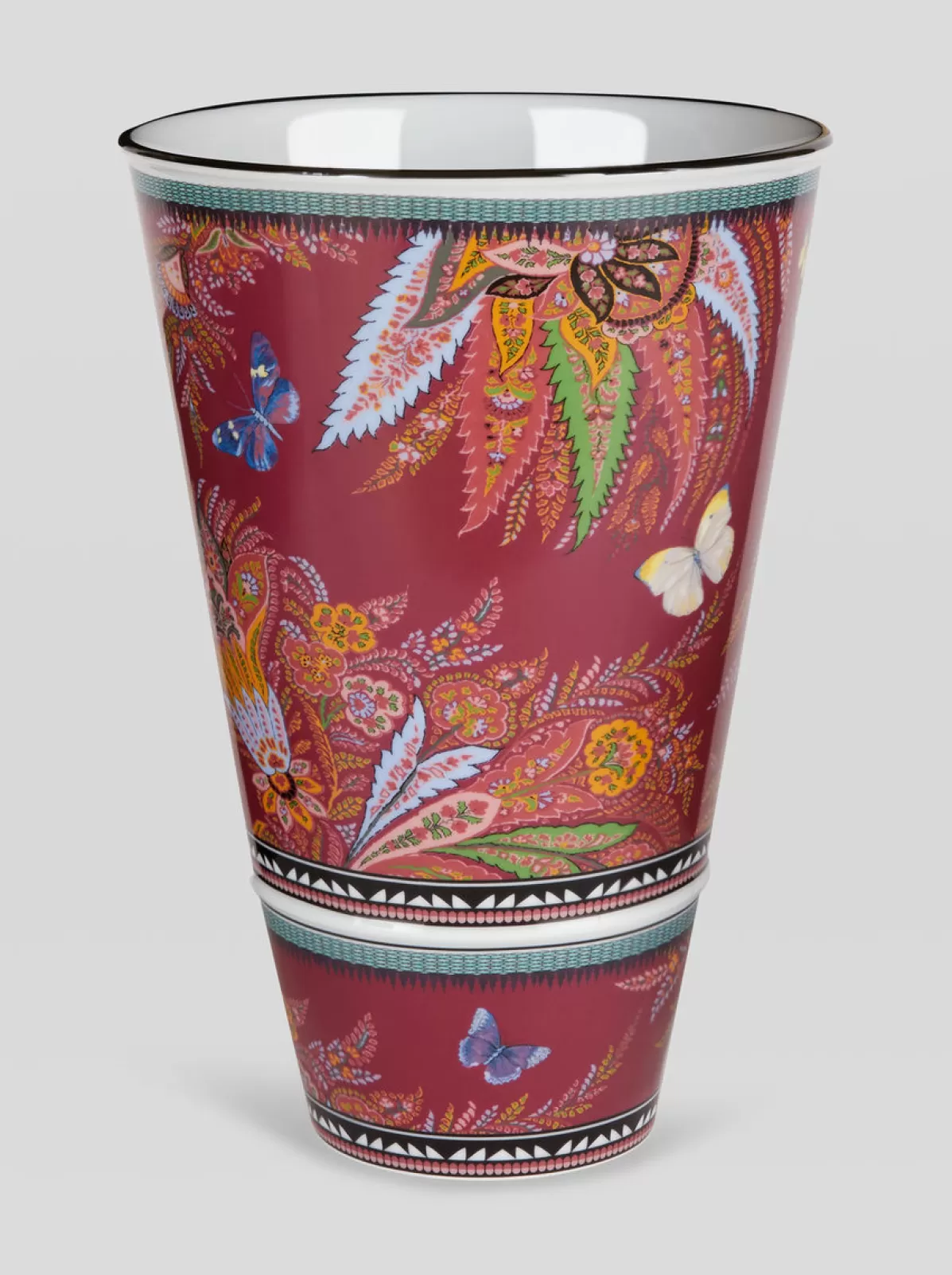 Etro VASO IN PORCELLANA PAISLEY FLOREALE |