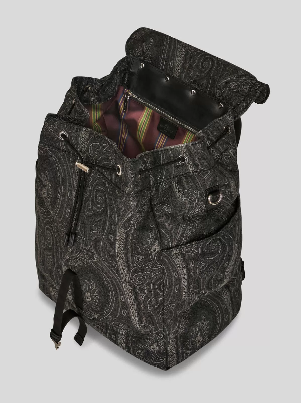 Uomo Etro Zaino Paisley Con Logo E Pegaso | Uomo | |
